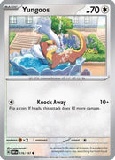 Yungoos 176  - Reverse Holofoil SV03 Obsidian Flames - Common