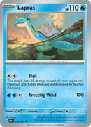 Lapras 045  - Reverse Holofoil SV03 Obsidian Flames - Uncommon