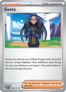 Geeta 188  - Reverse Holofoil SV03 Obsidian Flames - Rare