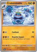 Crabominable 115  - Reverse Holofoil SV03 Obsidian Flames - Uncommon