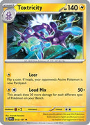 Toxtricity 072  - Holofoil SV03 Obsidian Flames - Rare