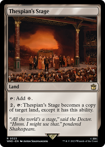 Thespian's Stage [Doctor Who]
