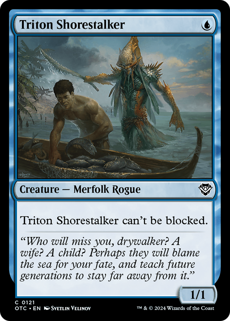 Triton Shorestalker [Outlaws of Thunder Junction Commander]