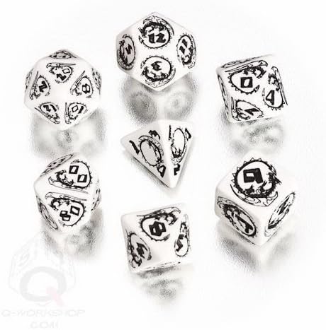 Dragons Modern Dice Set: Opal
