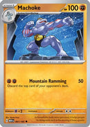 Machoke 067/165  - Reverse Holofoil SV Scarlet & Violet 151 - Uncommon