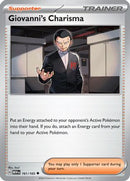 Giovanni's Charisma 161/165  - Reverse Holofoil SV Scarlet & Violet 151 - Uncommon