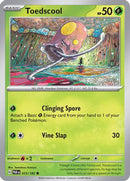 Toedscool 015/182  - Reverse Holofoil SV04 Paradox Rift - Common