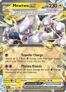 Mewtwo ex 058  - Holofoil SV04 Paradox Rift - Double Rare