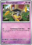 Gimmighoul 088/182  - Reverse Holofoil SV04 Paradox Rift - Common