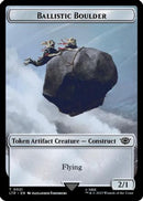 Ballistic Boulder // Food (0024) Double-Sided Token (Surge Foil) [The Lord of the Rings: Tales of Middle-Earth Tokens]