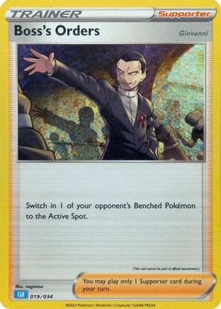 Boss's Orders (CLB) [Trading Card Game Classic]