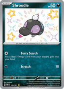 Shroodle 189/091  - Holofoil SV Paldean Fates - Shiny Rare