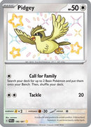 Pidgey 196  - Holofoil SV Paldean Fates - Shiny Rare