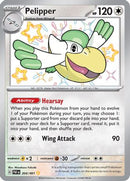 Pelipper 204  - Holofoil SV Paldean Fates - Shiny Rare