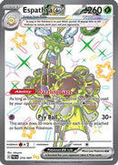 Espathra ex 214/091  - Holofoil SV Paldean Fates - Shiny Ultra Rare