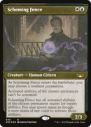 Scheming Fence (Showcase) (Foil Etched) (SNC-449) - Streets of New Capenna: (Showcase) Foil