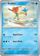 Keldeo 044  - Reverse Holofoil SV05 Temporal Forces - Uncommon