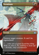 Terminate (Borderless Alternate Art) [Double Masters 2022]
