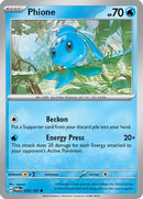 Phione 055/167  - Reverse Holofoil SV06 Twilight Masquerade - Common