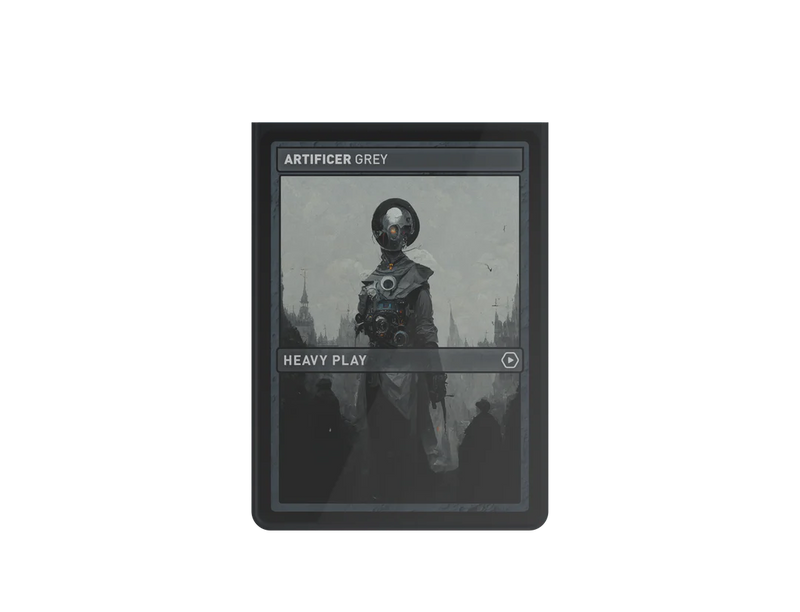 Heavy Play: CURV Sleeves: Artificer Grey (100)