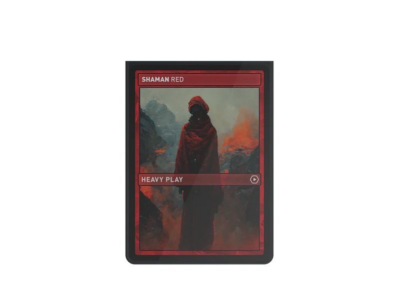 Heavy Play: CURV Sleeves: Shaman Red (100)