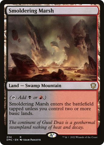 Smoldering Marsh [Dominaria United Commander]