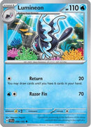 Lumineon 036  - Reverse Holofoil SV07 Stellar Crown - Uncommon
