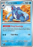 Carracosta 038  - Holofoil SV07 Stellar Crown - Rare