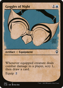 Goggles of Night (Showcase) [Commander Legends: Battle for Baldur's Gate]