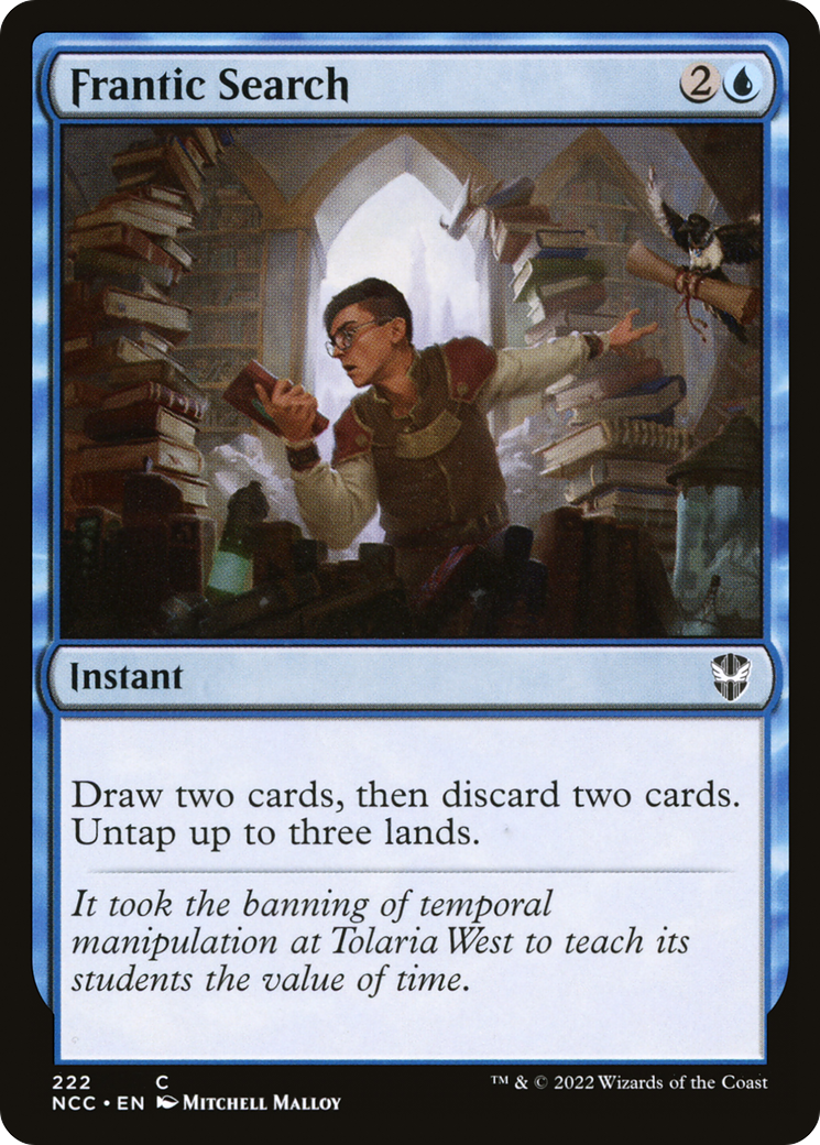 Frantic Search [Streets of New Capenna Commander]