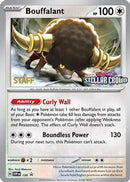 Bouffalant (Prerelease) [Staff] 136  - Reverse Holofoil SV Scarlet & Violet Promo Cards - Promo