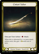 Cintari Saber [FAB184] (Promo)  Cold Foil