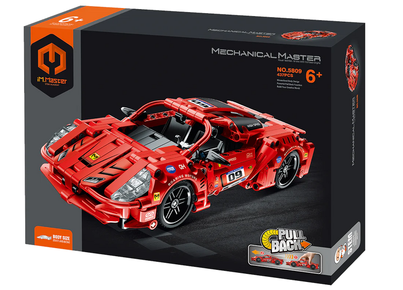 iM.Master: Pull Back Super Car Red