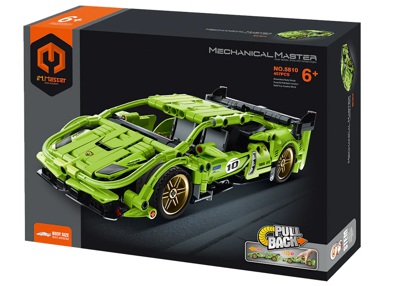 iM.Master: Pull Back Super Car Green