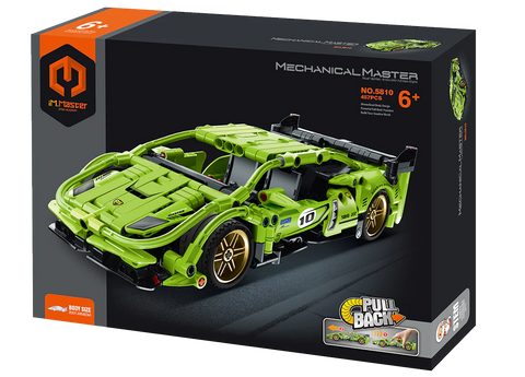 iM.Master: Pull Back Super Car Green