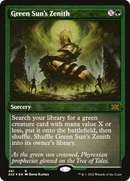 Green Sun's Zenith (Foil Etched) [Double Masters 2022]