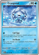 Cryogonal 047  - Reverse Holofoil SV08 Surging Sparks - Common