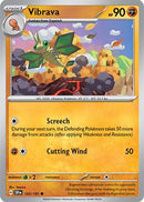 Vibrava 105/191  - Reverse Holofoil SV08 Surging Sparks - Common