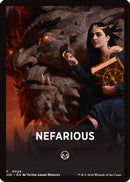 Nefarious Theme Card [Foundations Jumpstart Front Cards]