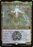 Willowdusk, Essence Seer (Display Commander) - Thick Stock (C21-006) - Commander 2021 Display Commanders Foil