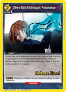 Straw Doll Technique: Resonance (UEPR/JJK-1-032) - UE03BT Jujutsu Kaisen Release Event Cards