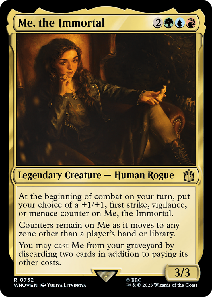 Me, the Immortal (Surge Foil) [Doctor Who]