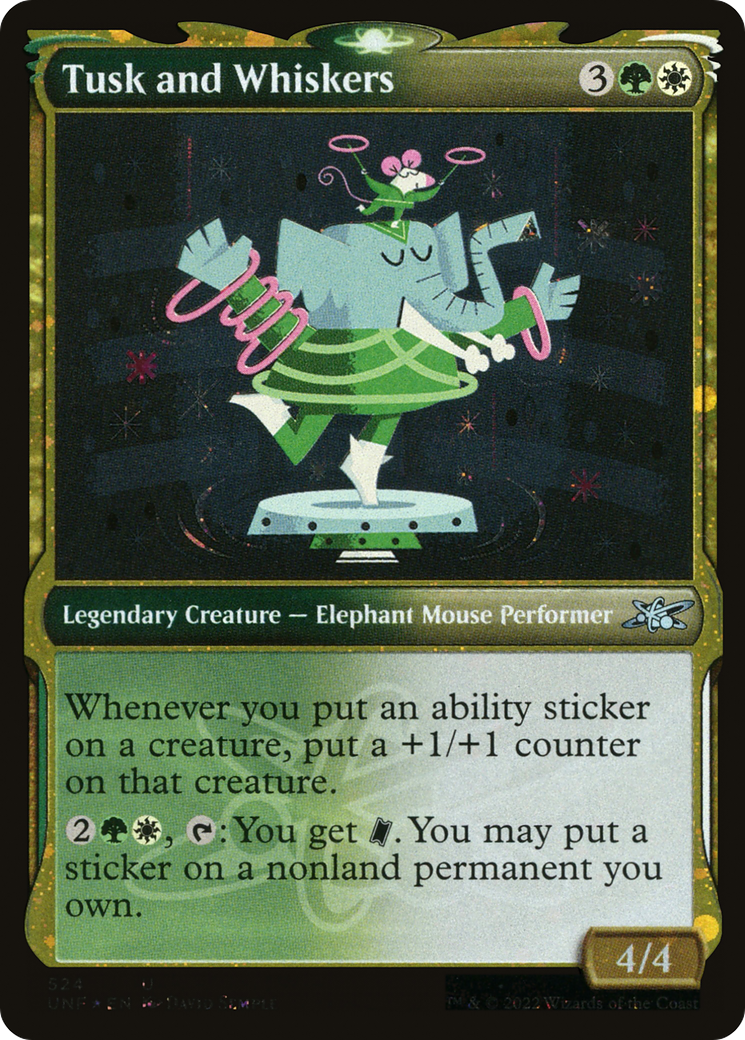 Tusk and Whiskers (Showcase) (Galaxy Foil) [Unfinity]
