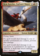 Rem Karolus, Stalwart Slayer (Promo Pack) [Innistrad: Midnight Hunt Promos]