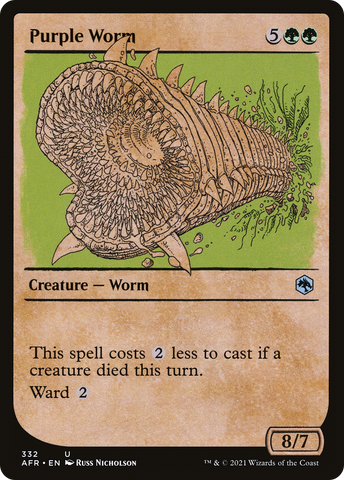 Purple Worm (Showcase) [Dungeons & Dragons: Adventures in the Forgotten Realms]