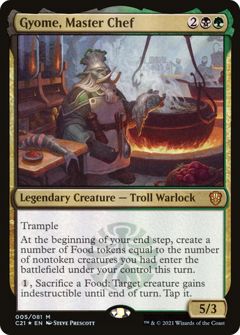 Gyome, Master Chef [Commander 2021]