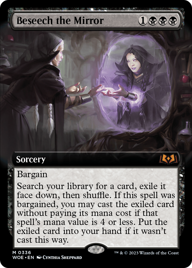 Beseech the Mirror (Extended Art) [Wilds of Eldraine]