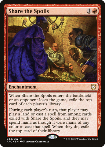 Share the Spoils [Dungeons & Dragons: Adventures in the Forgotten Realms Commander]