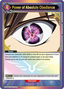 Power of Absolute Obedience (R*) (UE04BT/CGH-1-030) - UE04BT CODE GEASS Lelouch of the Rebellion Foil