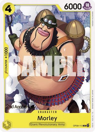 Morley (OP09-113) - Emperors in the New World: 2nd Anniversary Tournament Cards
